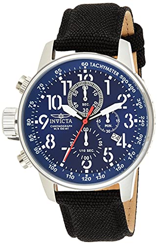 InvictaCrN^ Y 1513 I Force Collection Stainless Steel and Cloth Watch rv