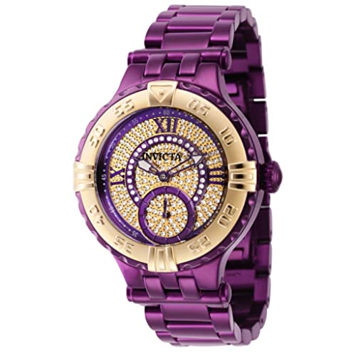 Invictaインビクタ Subaqua Noma I Next Gen Quartz 0.73Ctw Diamond Watch Purple レディース 腕時計