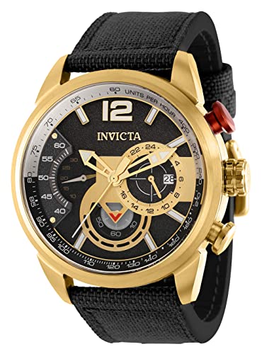 InvictaCrN^ Y Aviator ArG[^[ 39656 Quartz Watch rv