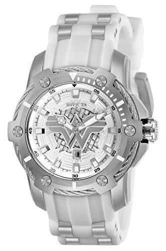 Invictaインビクタ Wonder Woman レディース 26836 DC Comics Analog Display Quartz White Watch 腕時計