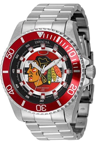 InvictaCrN^ NHL Chicago Blackhawks Quartz Red Dial Y Watch 42234 rv