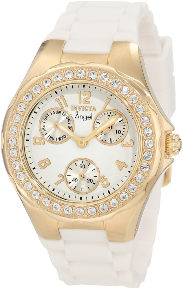 InvictaCrN^ fB[Xp 1644 Angel Jelly Fish Crystal Accented zCg_CA