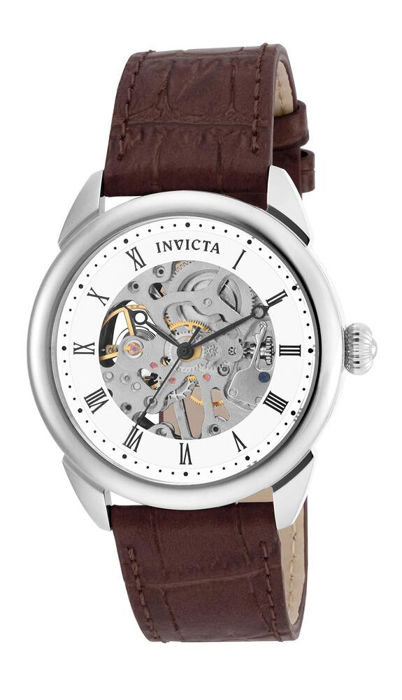 InvictaCrN^ Yjp 17185 Specialty AiO\ Mechanical Hand Wind Brown Watch