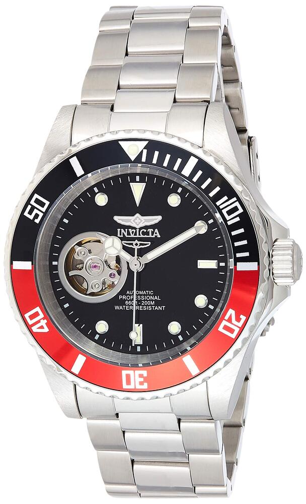 InvictaCrN^ Yjp 'Pro Diver' XeXX`[ v Color:Silver-Toned (Model: 20435)