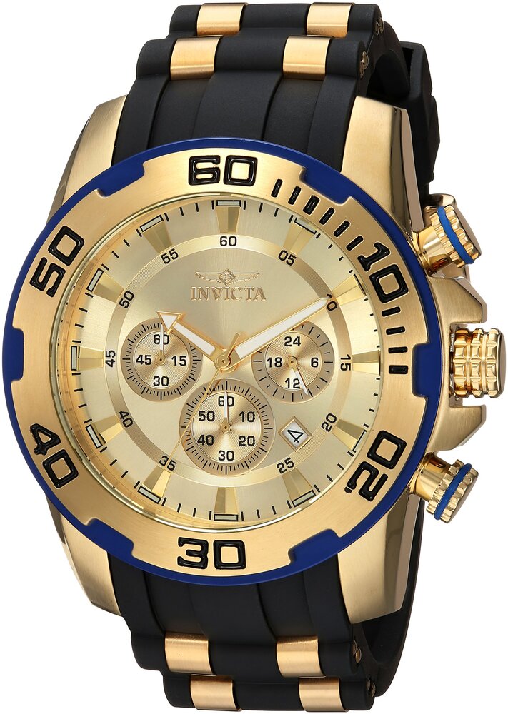Invictaインビクタ メンズ男性用 22345 Pro Diver アナログ表示 クォーツ時計 Black Watch