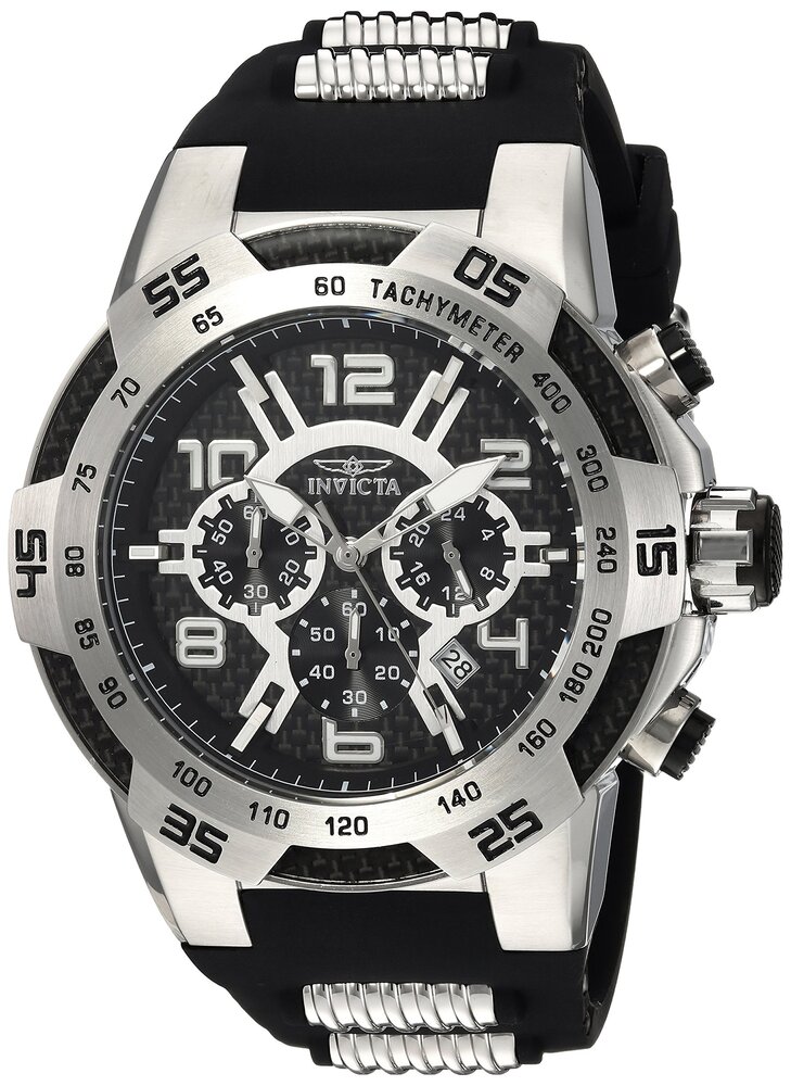 InvictaCrN^ Yjp 'Speedway' NH[cv XeXX`[ and Silicone JWAEHb`, Color:Two Tone (Model: 24229)