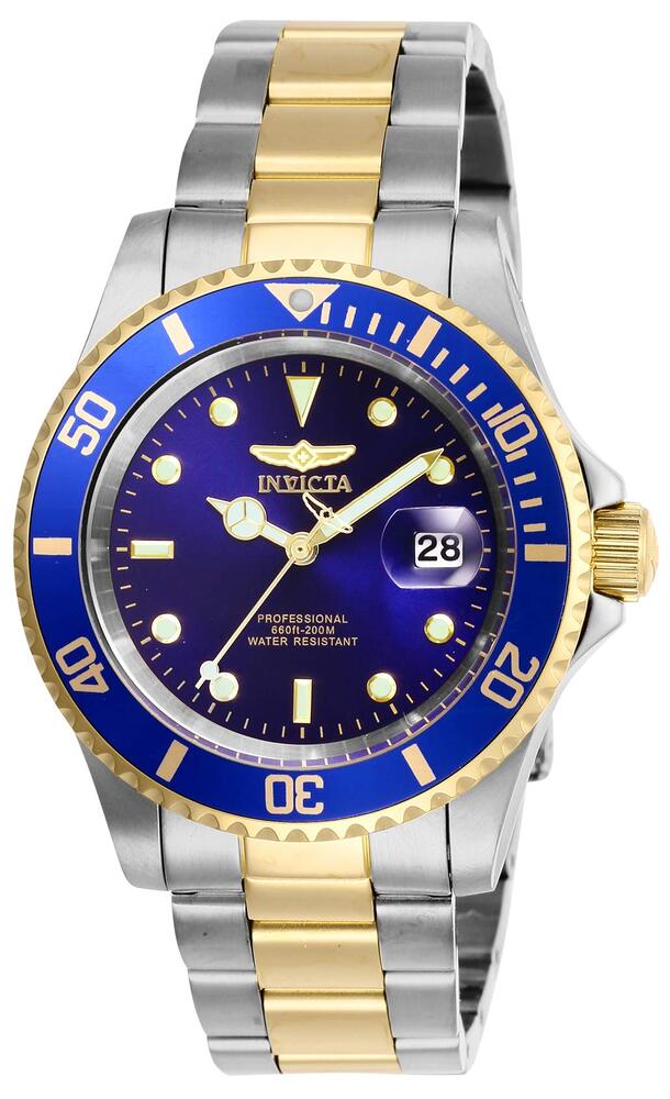 Invictaインビクタ メンズ男性用 Pro Diver クォーツ時計 ステンレススチール Strap, Two Tone, 20 (Model: 26972)