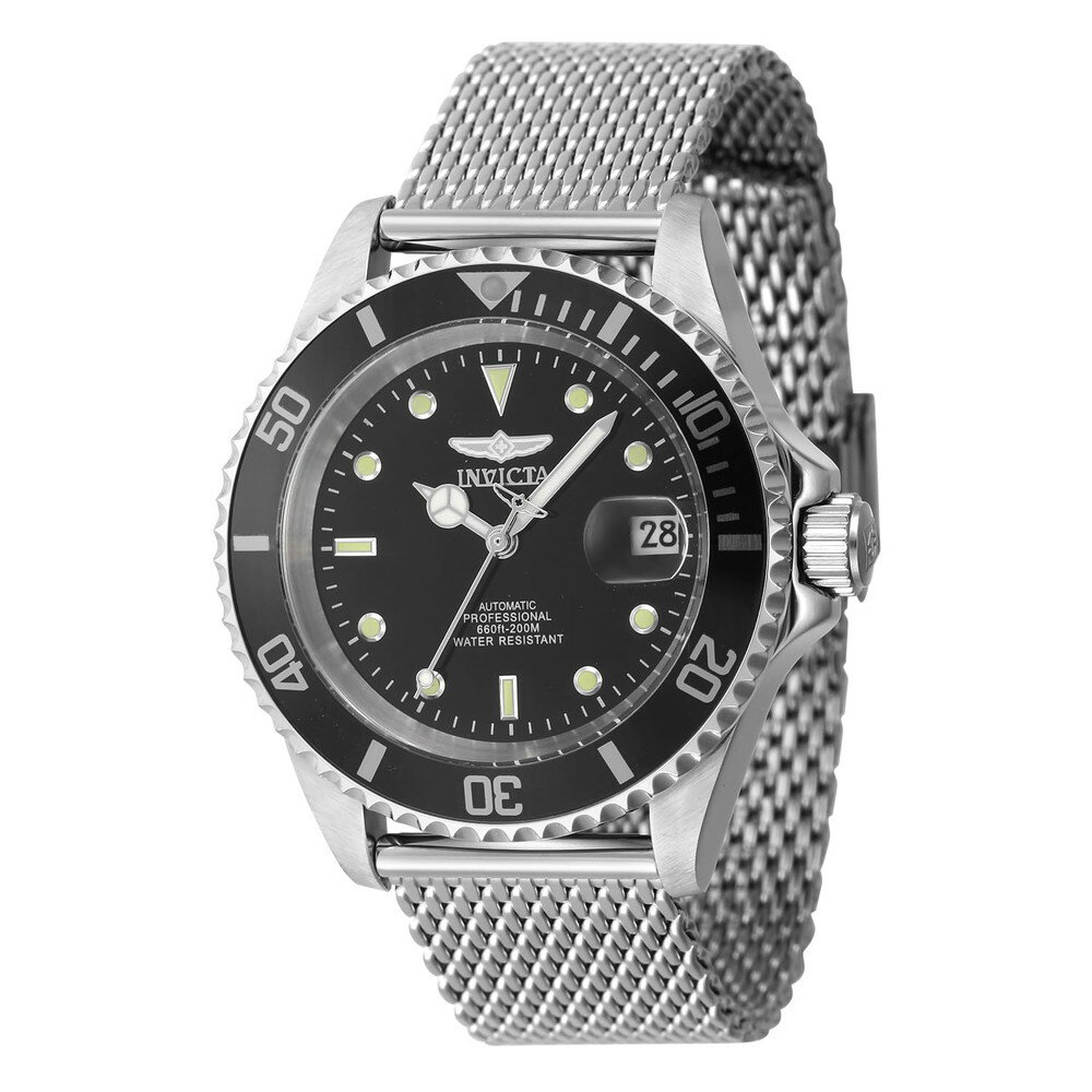 Invicta Pro Diver ��� 40mm ���ƥ�쥹�������� �������� �֥�å� dial 8215 �ᥫ�˥���