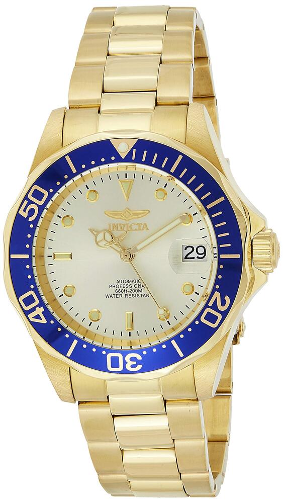 InvictaCrN^ Yjp 9743 Pro Diver Collection Gold-Tone v