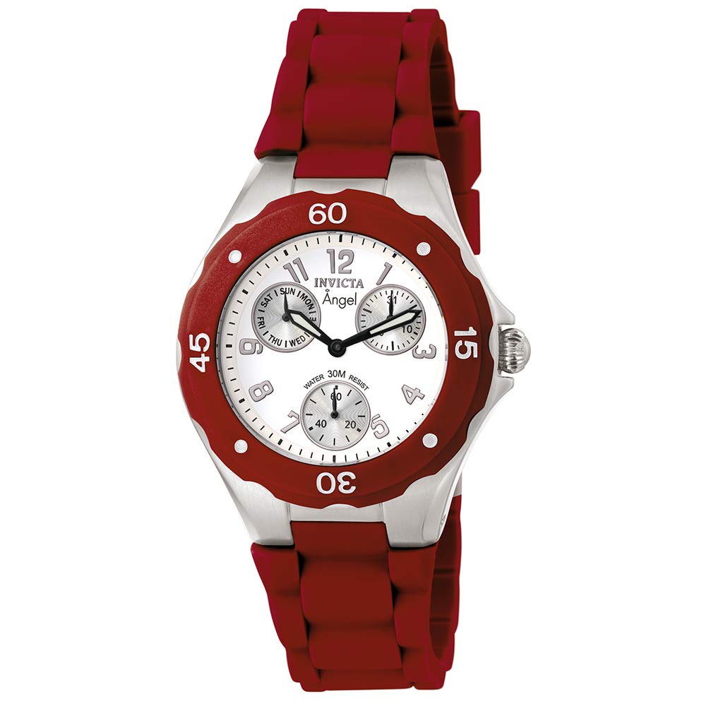 Invicta レディース 0701 Angel Collection レッド マルチファンクション ウォッチ