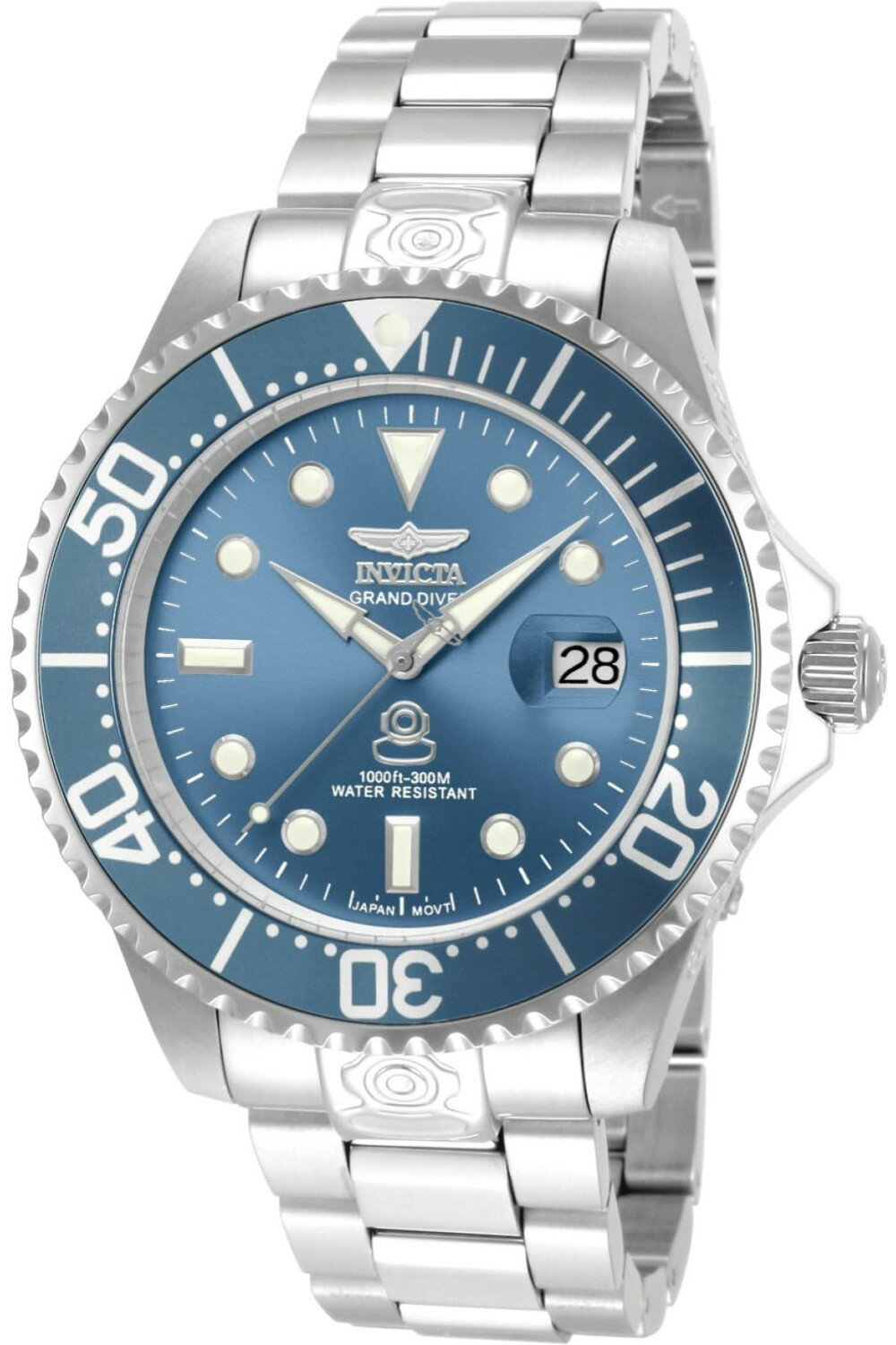 Invicta メンズ Pro Diver オートマティックセルフウインド ウォッチ ステンレススチールストラップ シルバー 22 13859(2)