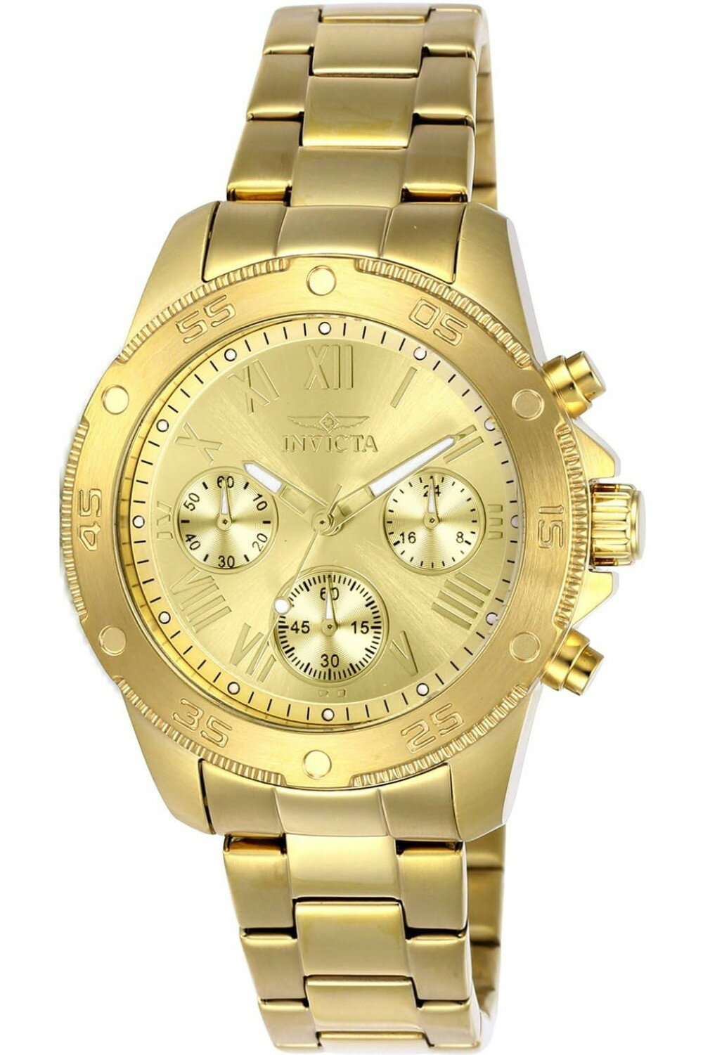 Invicta レディース 21731 Wildflower アナログディスプレイ クォーツ ゴールド ウォッチ