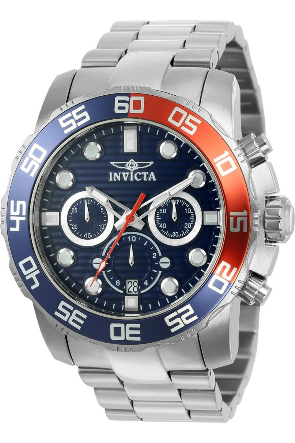 Invicta メンズ 22225 Pro Diver アナログディスプレイ クォーツ シルバー ウォッチ(2)