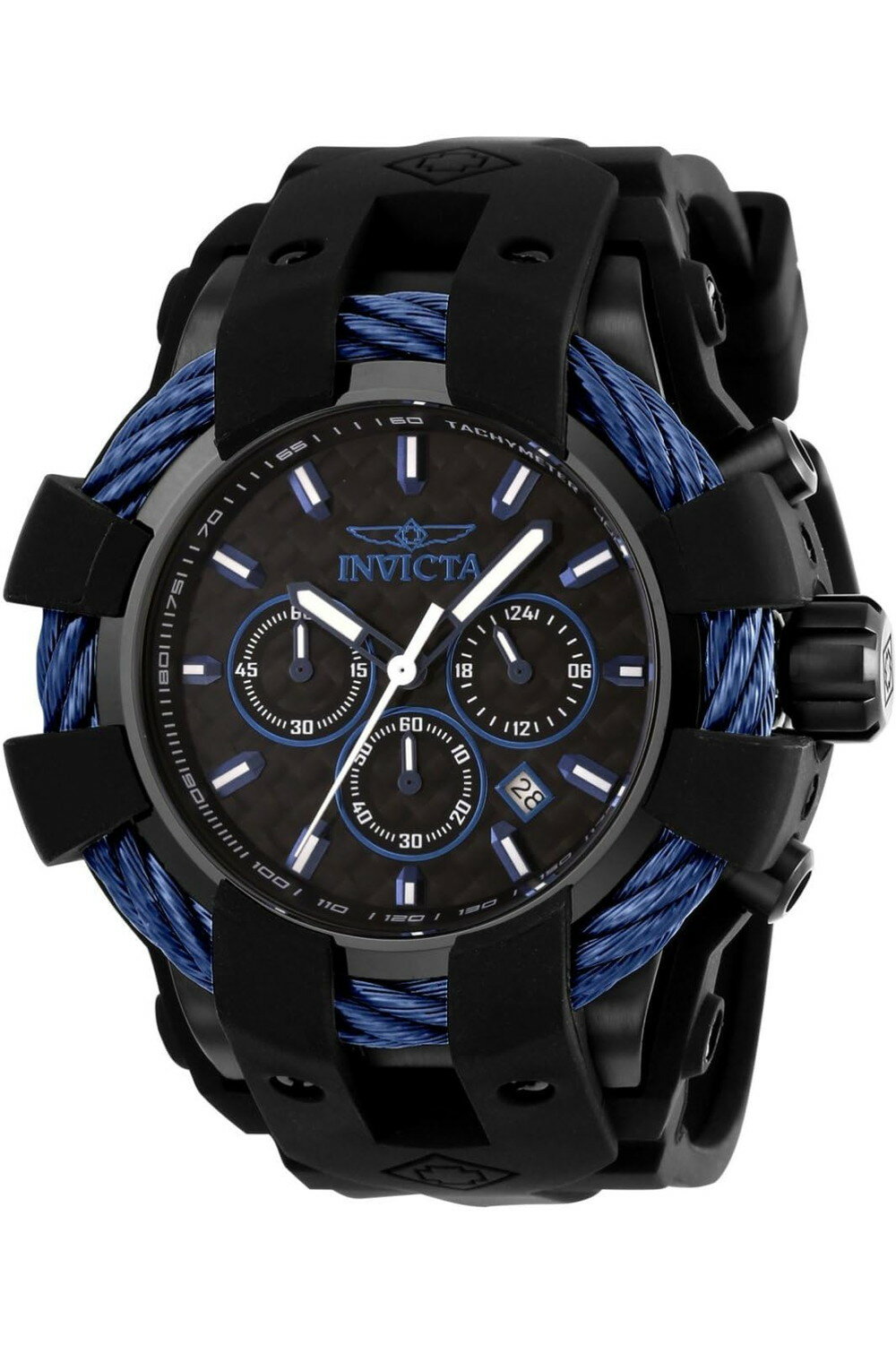 樂天商城 - Invicta メンズ 23868 Bolt アナログディスプレイ クォーツ ブラック ウォッチ