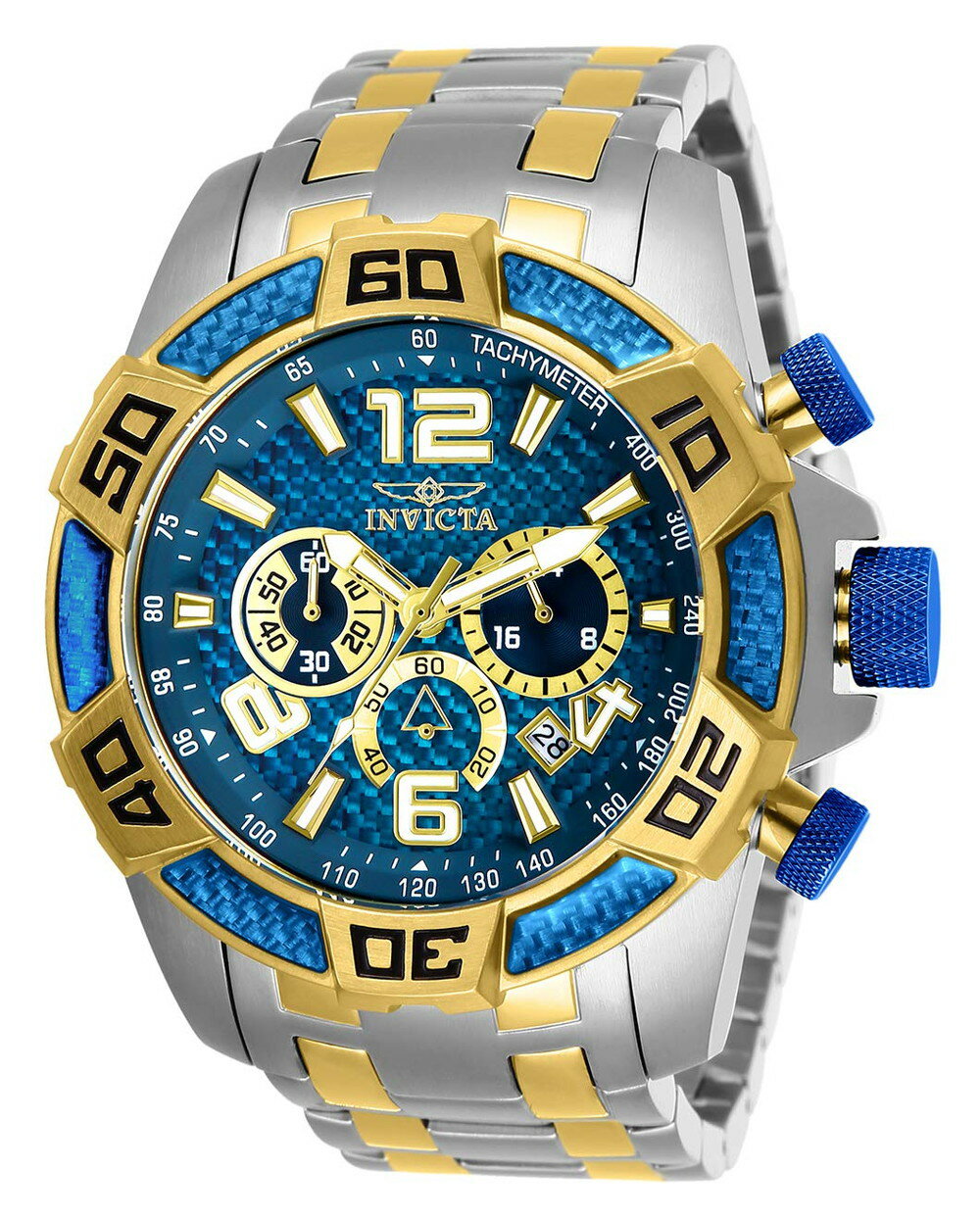 Invicta メンズ 25855 Pro Diver アナログディスプレイ クォーツ ツートーン ウォッチ