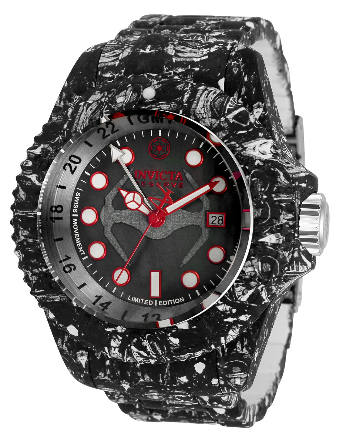 InvictaCBN^ Star Wars Galactic Empire Swiss Ronda 515.24H Caliber YEHb` Mother of Pearl_Ct 52mm X`[ ANAv[eBO (33310)