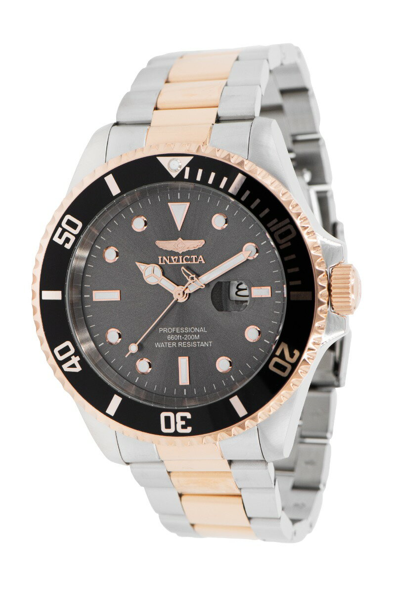 Invictaインヴィクタ Pro Diver メンズウォッチ 54mm スチール ローズゴールド (36078)