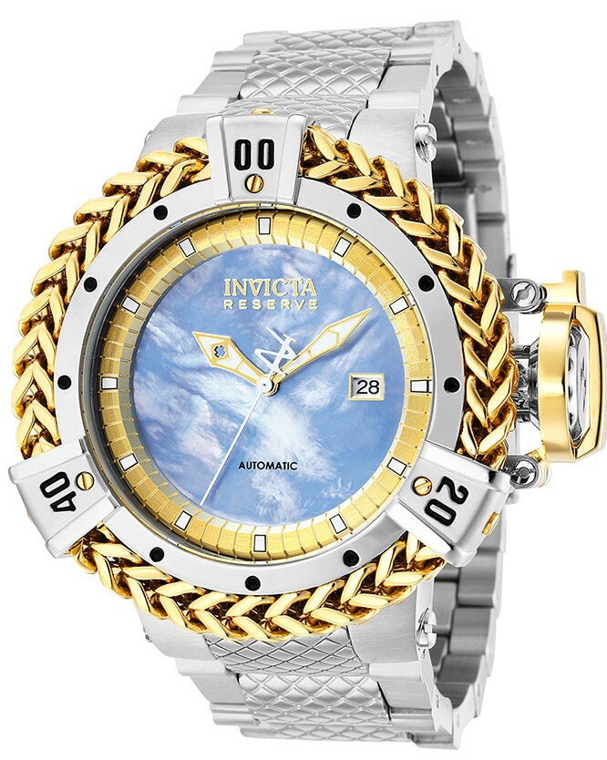 InvictaCBN^ Reserve Herc Automatic YEHb` Mother of Pearl_Ct 54mm X`[ (36312)