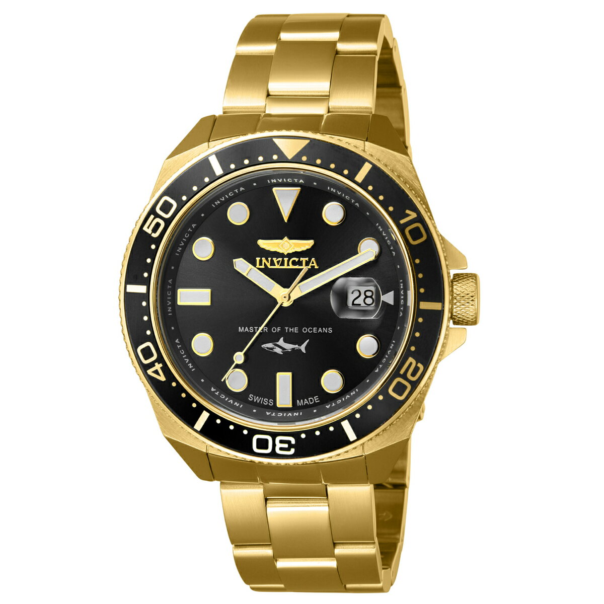 InvictaCBN^ Pro Diver Swiss Made Ronda 515 Caliber YEHb` 46mm S[h 39868