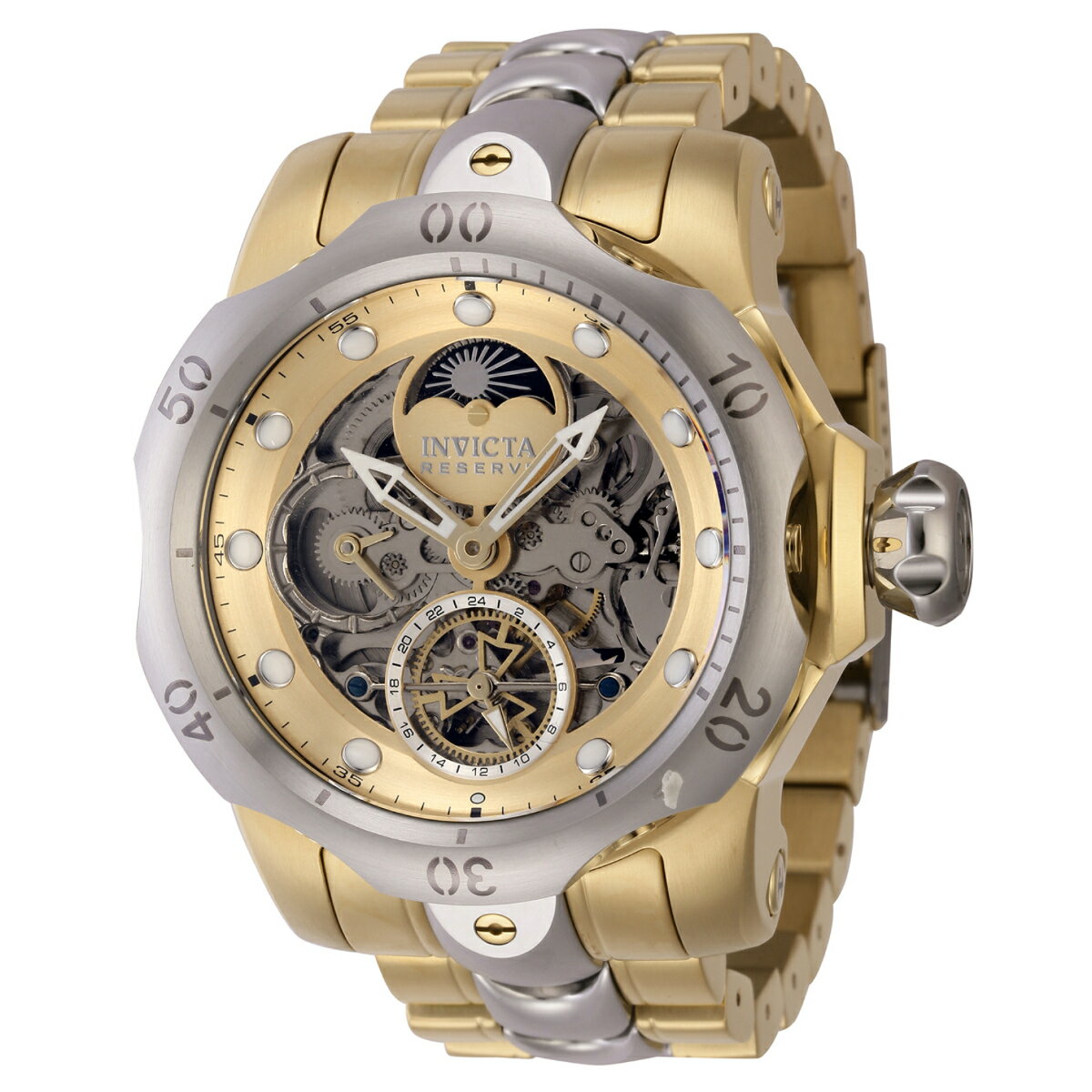 InvictaCBN^ Reserve Venom Automatic YEHb` 53.7mm X`[ S[h (43900)