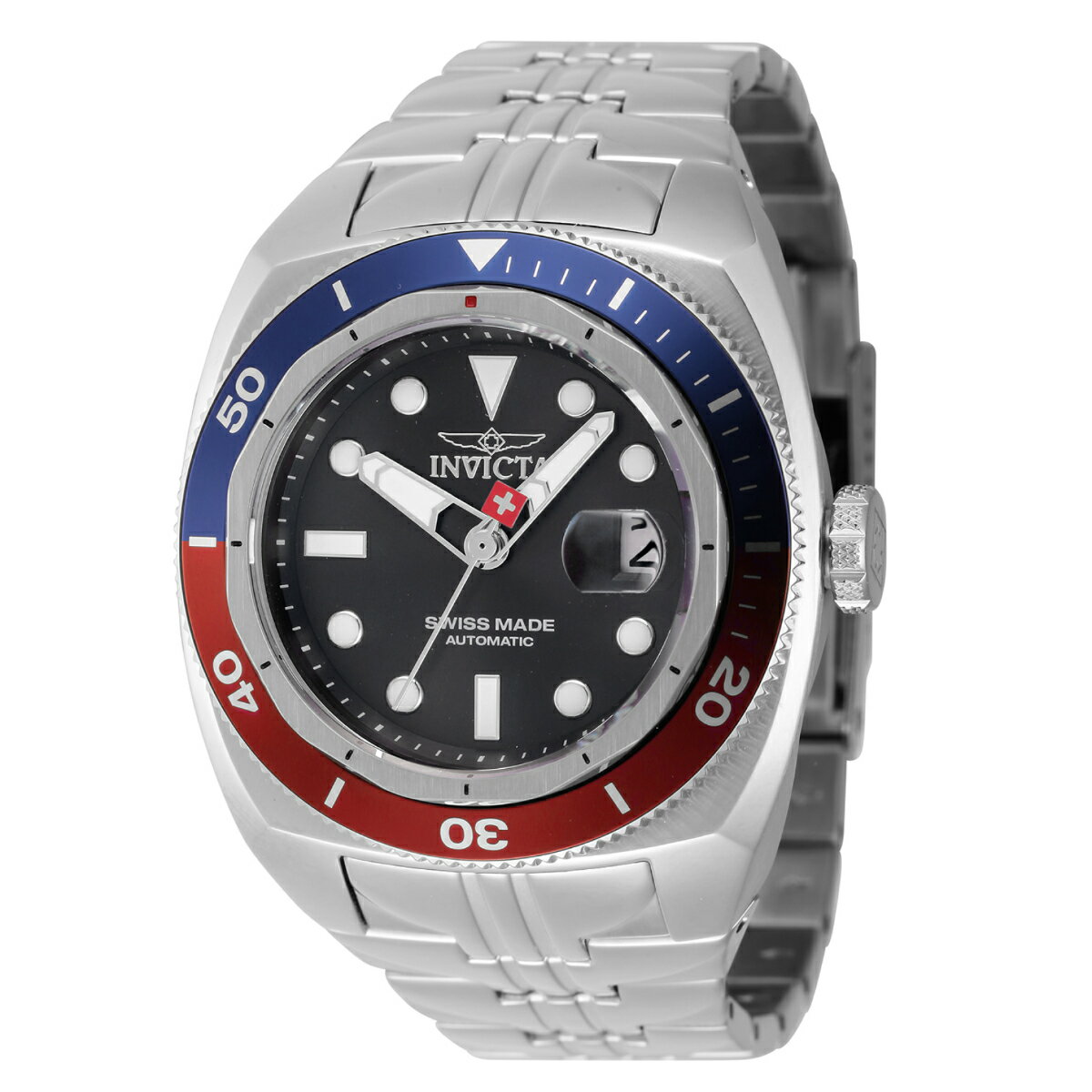 InvictaCBN^ Swiss Made Ronda R150 Caliber Automatic YEHb` 46mm X`[ 44767