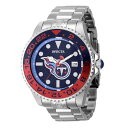 Invictaインヴィクタ NFL Tennessee Titans Automatic メンズウォッチ 47mm スチール 45043 1