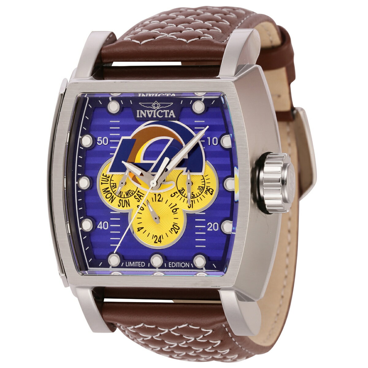 InvictaCBN^ NFL Los Angeles Rams YEHb` 48mm zCg uE 45083