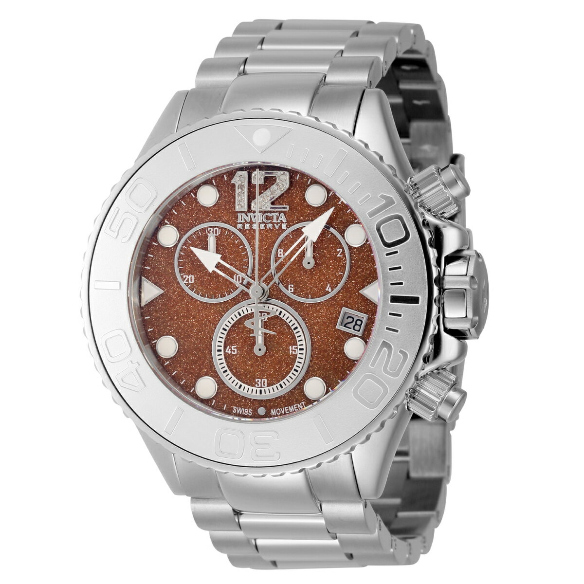 Invicta Reserve Grand Diver 0.04 Carat Diamond Swiss ETA G10.212 Caliber YEHb` 52mm X`[ (45360)