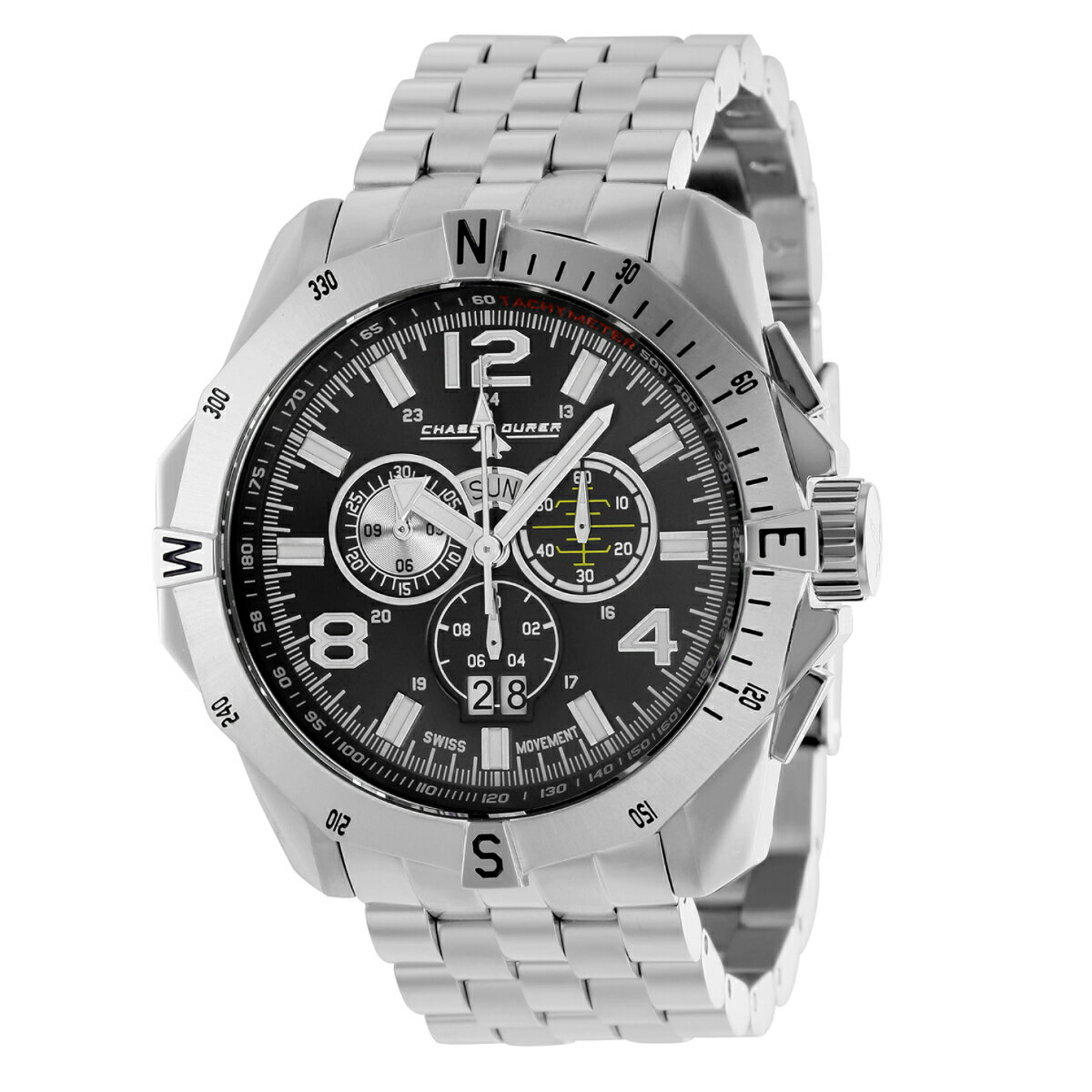 Chase Durer Crossfire Swiss Ronda 5050.C Caliber YEHb` 50.5mm X`[ CDW-0064