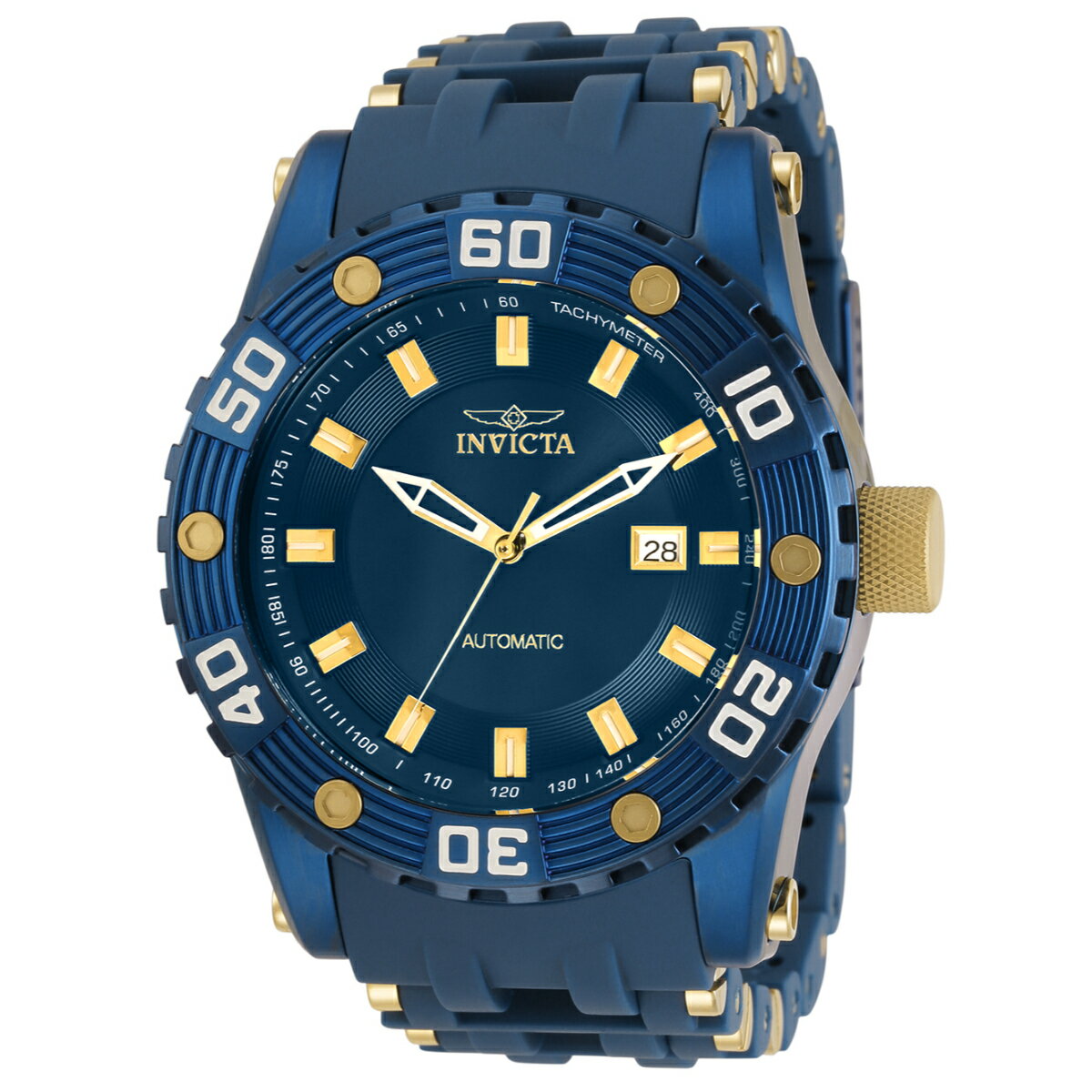 InvictaCBN^ Sea Spider Automatic YEHb` 50mm u[ S[h ZG-31693