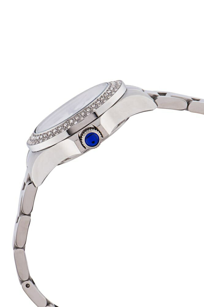 Invictaインビクタ エンジェル レディース 腕時計 クォーツ ホワイト マザーオブパール ステンレス シルバー 100m防水 デイト表示