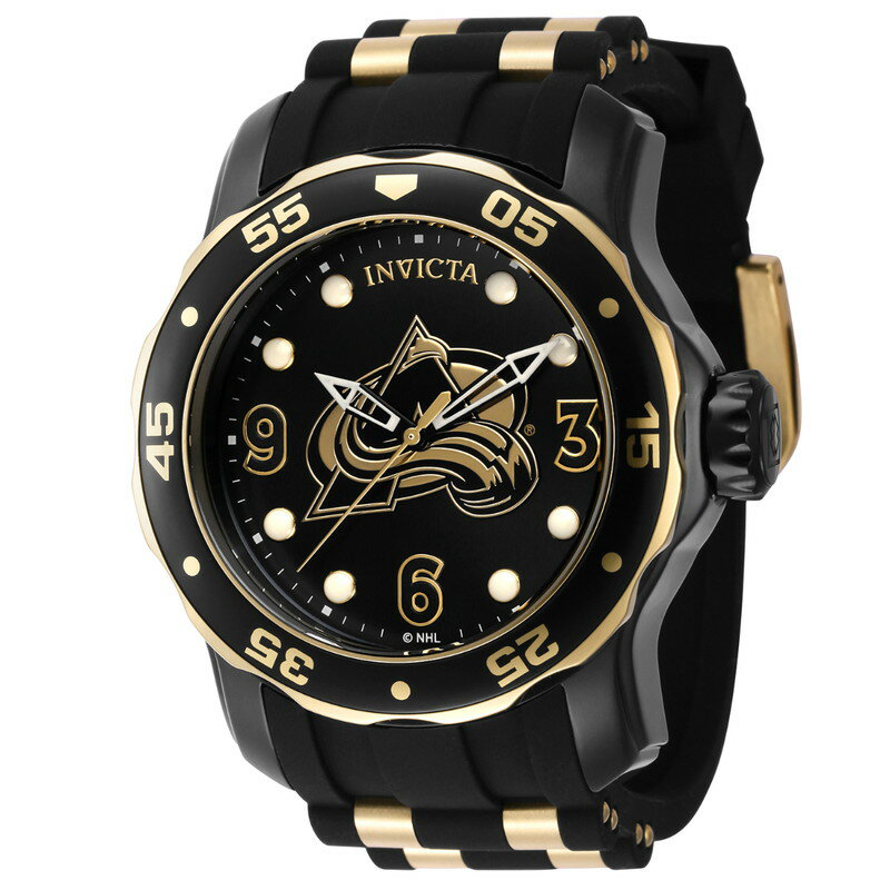 Invictaインビクタ NHL Colorado Avalanche メンズ腕時計 48mm Gold Black (ZG42323)