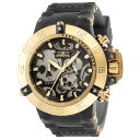 INVICTAインヴィクタ Subaqua メンズ ウォッチ 50mm ブラック ゴールド (37327)