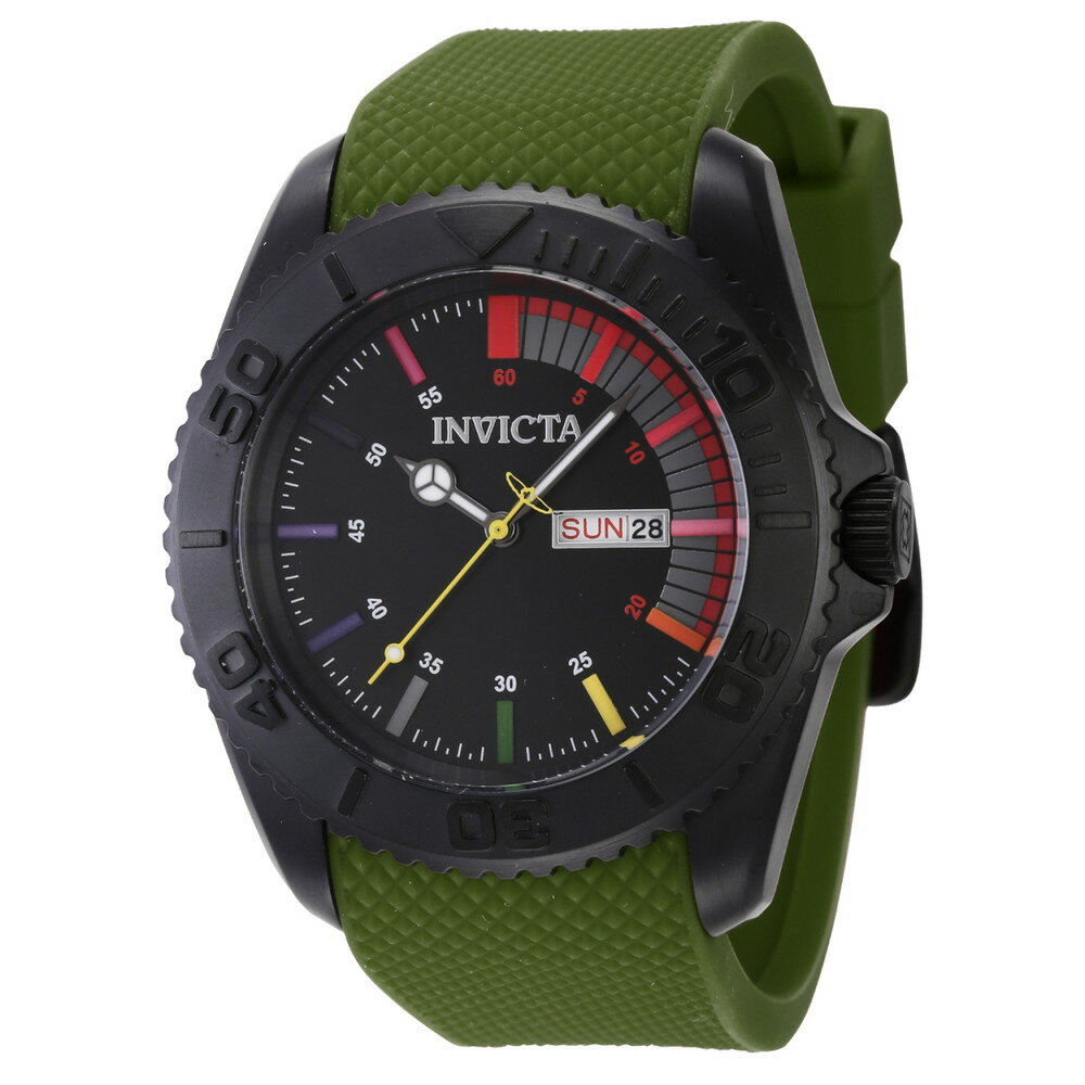 INVICTAインヴィクタ プロダイバー メンズ 腕時計 44mm グリーン 44736