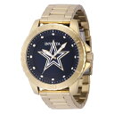 INVICTAインヴィクタ NFL ダラス カウボーイズ メンズ 腕時計 48mm ゴールド (48091)