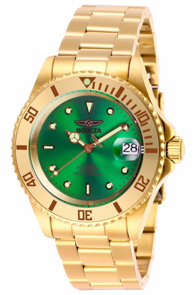INVICTAインヴィクタ コネクション オートマチック メンズ ウォッチ 40mm ゴールド (28665)