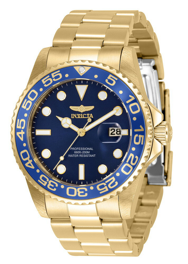 INVICTAインヴィクタ プロダイバー メンズ 腕時計 42mm ゴールド 33256