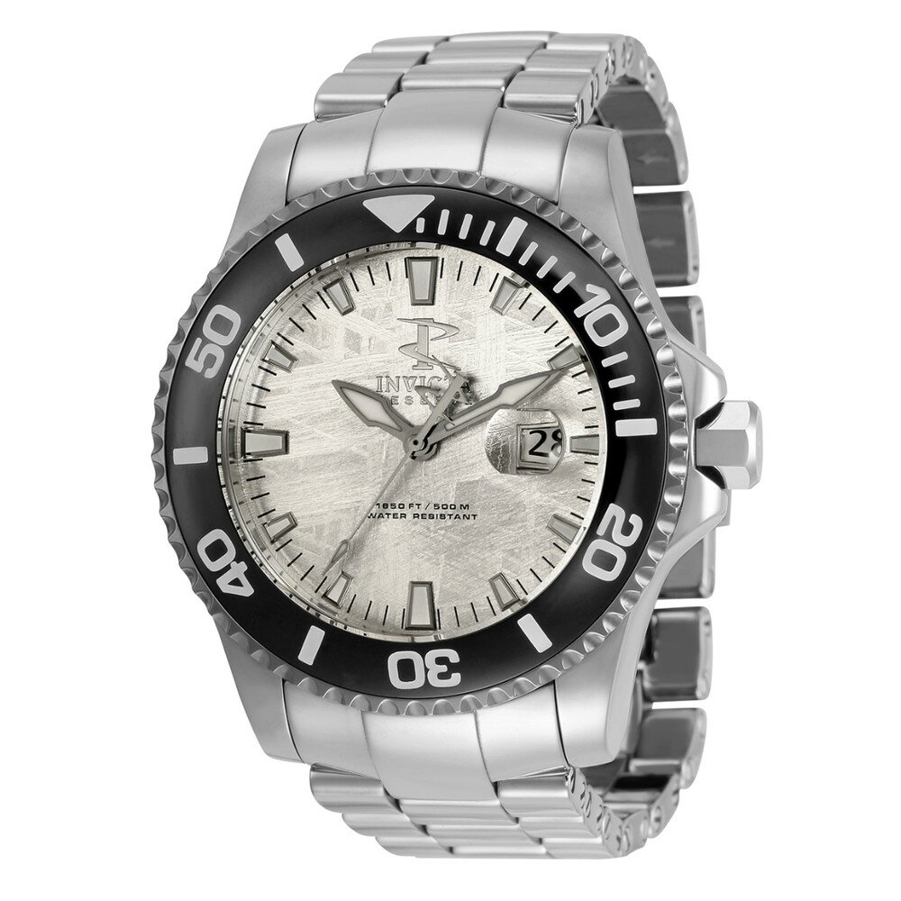 INVICTAインヴィクタ Reserve スイス製 Ronda R150 キャリバー 自動巻き メンズ腕時計 隕石文字盤 47mm ライトグレー 34460