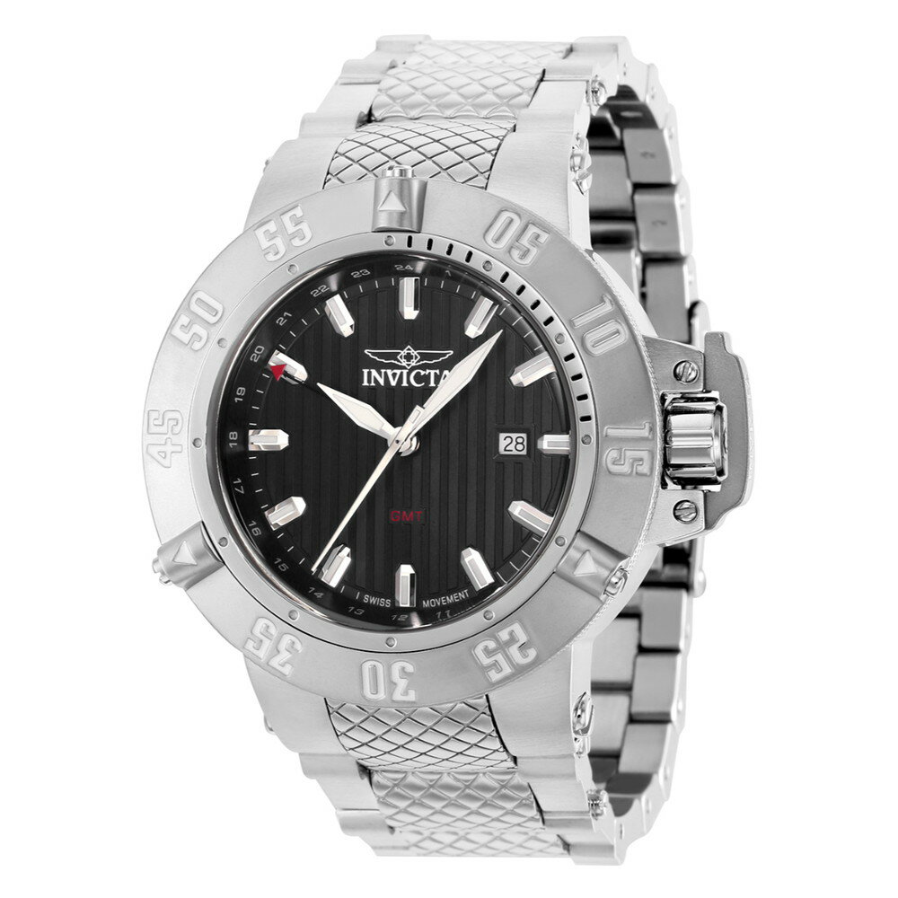INVICTAインヴィクタ Subaqua スイス製 Ronda 515.24H キャリバー メンズ 腕時計 50mm スチール 37212