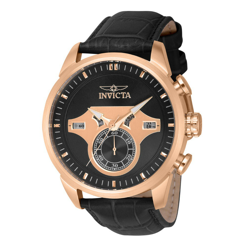 INVICTAインヴィクタ オブジェダール メンズ ウォッチ 46mm ブラック 43617