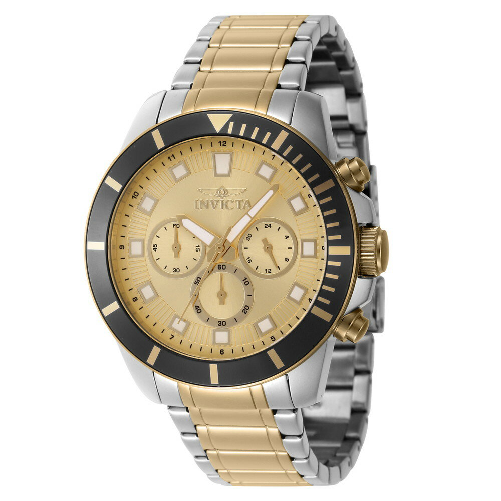 INVICTAインヴィクタ プロダイバー メンズ ウォッチ 45mm ゴールド スチール 46049