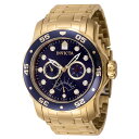 INVICTAインヴィクタ プロダイバー メンズ ウォッチ 48mm ゴールド 46996