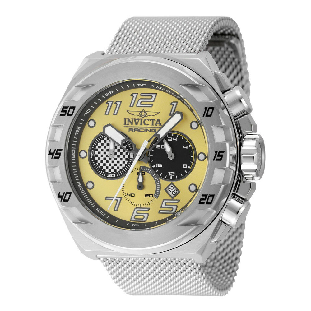 INVICTAインヴィクタ メンズ レーシング ウォッチ 48mm スチール 47199