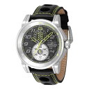 INVICTAインヴィクタ メンズ レーシング ウォッチ 46mm ライトグリーン ブラック 47534