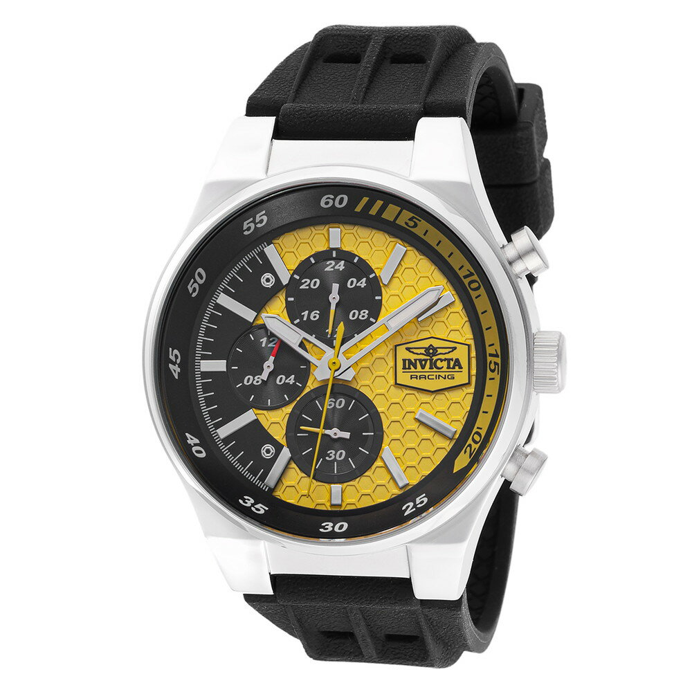INVICTAインヴィクタ メンズ レーシング ウォッチ 44mm ブラック 47738