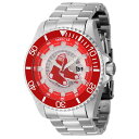INVICTAインヴィクタ MLB ボストン レッドソックス メンズ 腕時計 47mm スチール ZG 43457