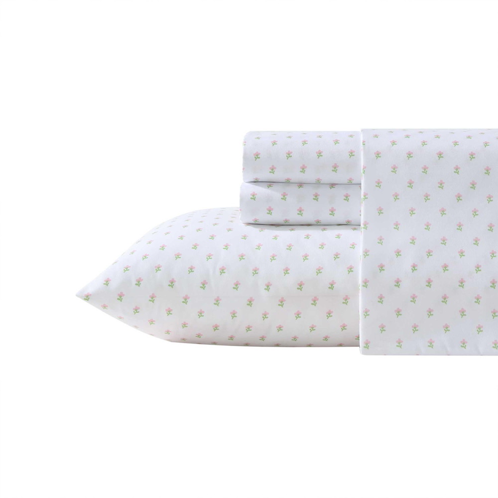 樂天商城 - Laura Ashley キッズシーツセット ウルトラソフト 通気性 Wood Violet Green フル