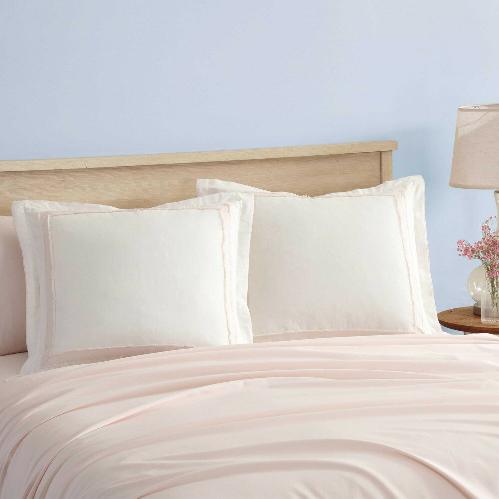 Laura Ashley ユーロシャム 100% コットン Mila Pink 26 x 26