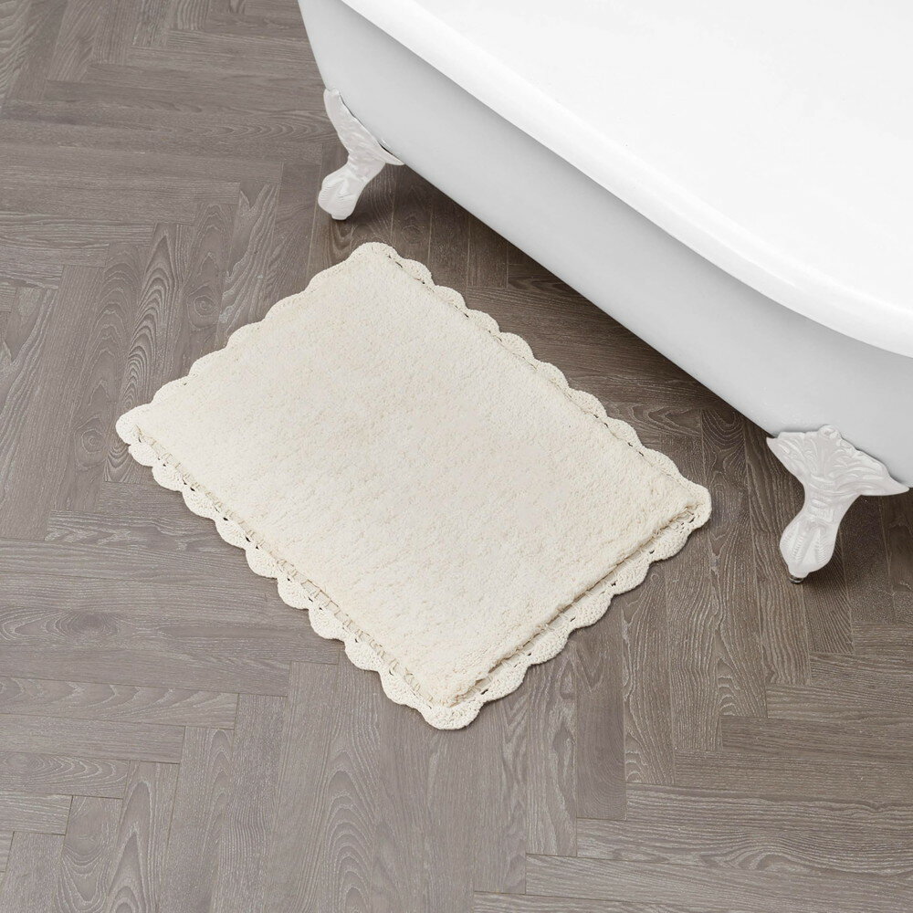 商品説明 商品の特徴・ヘザード加工が施されたバスラグで、微妙な色合いのブレンドを実現・繊細なクロシェットボーダーデザインが特徴・素材：コットン100%・柔らかく吸水性に優れた素材を使用・クロシェットボーダーがエレガントな質感を演出・ヘザード...