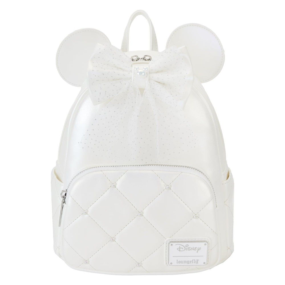 Unisex Bags - Loungefly Disney ミニーマウス 虹色 ウェディング ミニバックパック